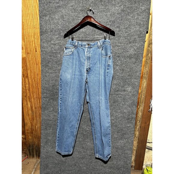 Carhartt Other - Carhartt Jeans Mens 40x30 Blue Relaxed Fit B17 DST Tapered Denim Pants